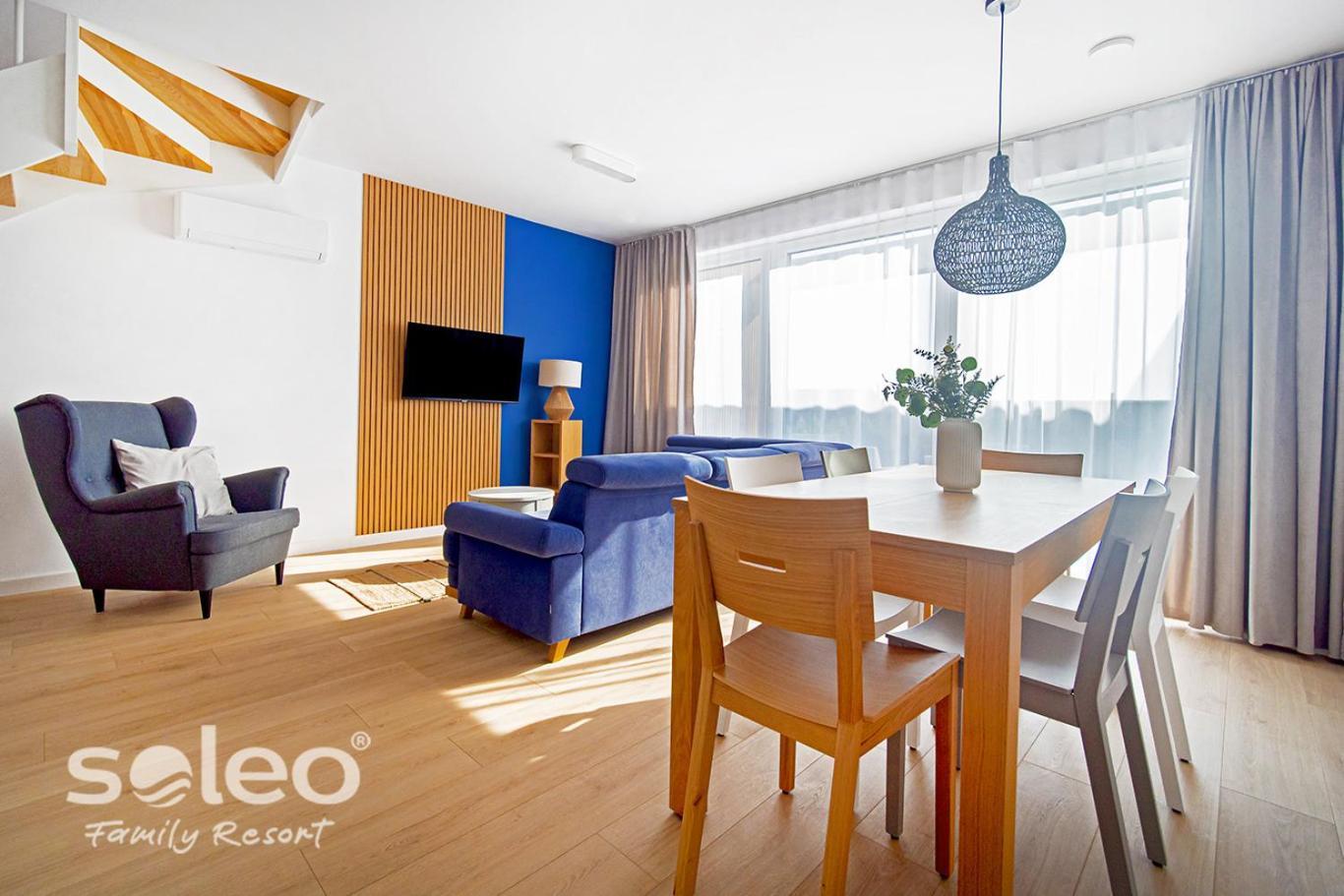 Soleo Family Resort - Domki 3 Min Od Morza - 3 Baseny, 4 Jacuzzi, Sauna, Animacje, Malpi Gaj, 3 Sale Zabaw, 4 Place Zabaw, 2 Restauracje Rewal Eksteriør bilde
